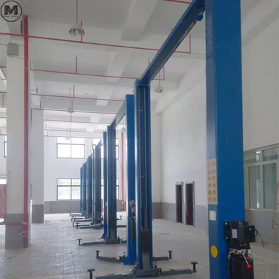 1850 mm altezza 2 post ascensore automatico 380V sicurezza con 5 tonnellate di capacità