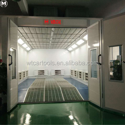 LED Light SUV Car Spray Booth 6900*3900*2650mm con filtro di scarico in fibra di vetro