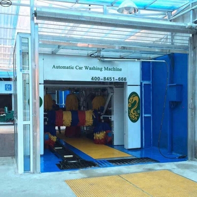 Sistemi automatici di lavaggio auto in acciaio inossidabile a 9 spazzole