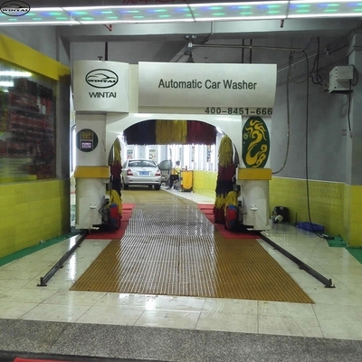 Lavatrice automatica di tipo gantry con asciugatrici opzionali e spruzzo di cera di schiuma