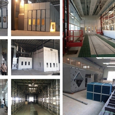 30m Industrial Paint Booth Customisable 380V Diesel Heating per autobus e camion