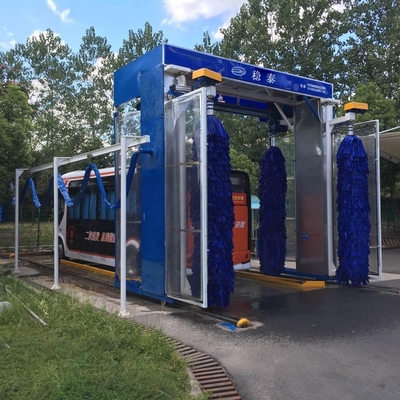 Macchina di pulizia automatica per autobus blu Gantry Dimensione 2150*5750*5355mm Personalizzabile