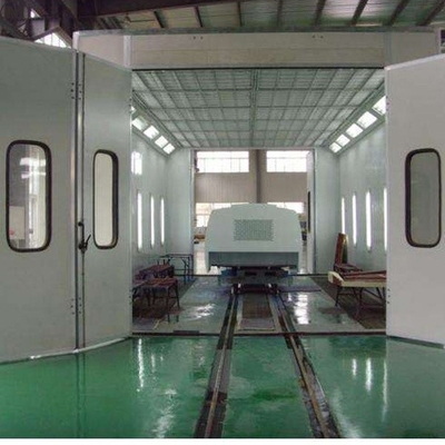 Camera di verniciatura del camion Bus Spray Booth con 2 set di ventilatori di assunzione da 11KW e fonte di riscaldamento del GPL