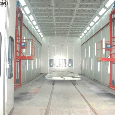 Camera di verniciatura del camion Bus Spray Booth con 2 set di ventilatori di assunzione da 11KW e fonte di riscaldamento del GPL