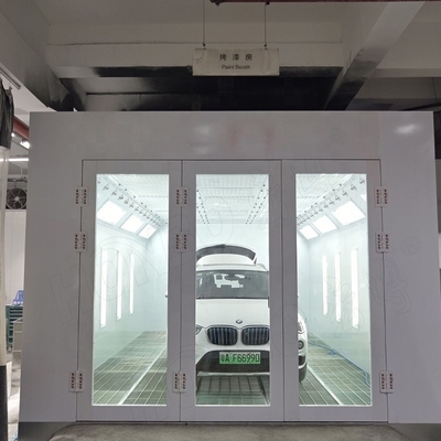 Forno da forno per la verniciatura delle pareti per auto da 50 mm 15 kW Alta velocità per cabina di spruzzo per auto