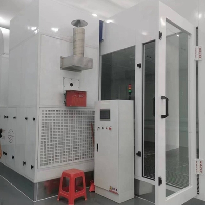 Forno da forno per la verniciatura delle pareti per auto da 50 mm 15 kW Alta velocità per cabina di spruzzo per auto