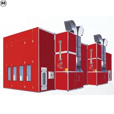 Camera di verniciatura del camion Bus Spray Booth con 2 set di ventilatori di assunzione da 11KW e fonte di riscaldamento del GPL