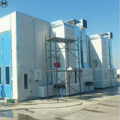 Camera di verniciatura del camion Bus Spray Booth con 2 set di ventilatori di assunzione da 11KW e fonte di riscaldamento del GPL