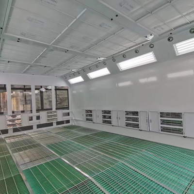 L'esterno LED Industrial Bus Spray Paint Booth con 2 set di ventilatori di scarico da 7,5 kW