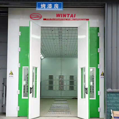 L'esterno LED Industrial Bus Spray Paint Booth con 2 set di ventilatori di scarico da 7,5 kW