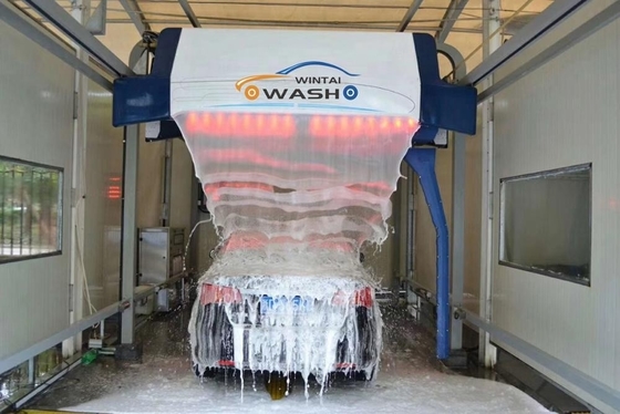 Lavatrice di auto senza spazzole con braccio singolo con installazione W tra 3350 mm e 3686 mm