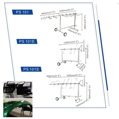 Pieghevoli supporti di vernice per porte per automobili struttura compatta e facile installazione