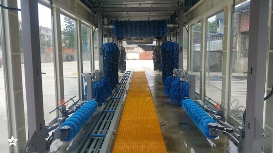 AC380V Automazione del lavaggio delle automobili tunnel Machine 0.9Mpa Pressione dell'aria con elevato flusso d'aria
