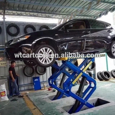45 secondi Tempo di sollevamento forbice ascensore per auto portatile per attrezzature da garage 3,5 tonnellate
