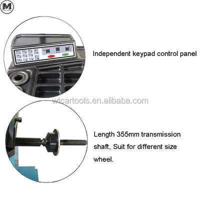 80kg WRB-085 Display LCD Smart Tire Balancer Machine per cerchi da 30 pollici