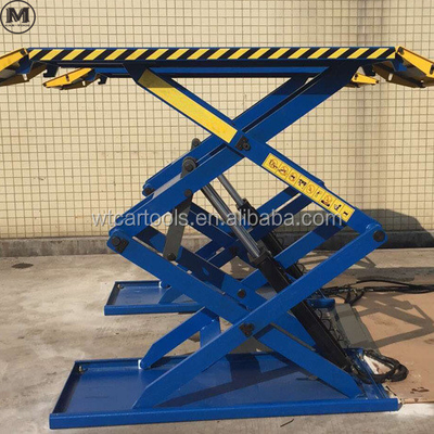 61"/1550mm Lunghezza piattaforma 3 tonnellate ascensore auto portatile con doppio cilindro