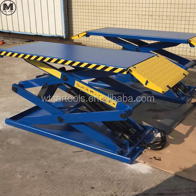 61"/1550mm Lunghezza piattaforma 3 tonnellate ascensore auto portatile con doppio cilindro