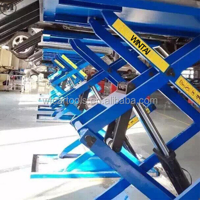 61"/1550mm Lunghezza piattaforma 3 tonnellate ascensore auto portatile con doppio cilindro