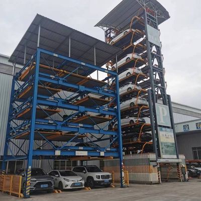 11-layer Vertical Looping Parking System with Easy Operation and Space Saving Design
