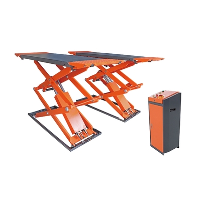 Altezza di sollevamento di forbici per autoveicoli a tutto livello 1850 mm Con blocco di sicurezza pneumatico