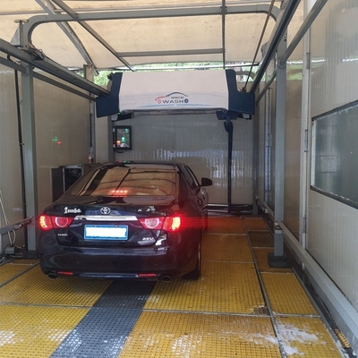 Macchine per il lavaggio delle automobili senza spazzole Macchine per il lavaggio delle automobili senza contatto con 80-120 kg di pressione di scarico e 28 secondi di tempo di risciacquo Robot automatico per il lavaggio delle automobili