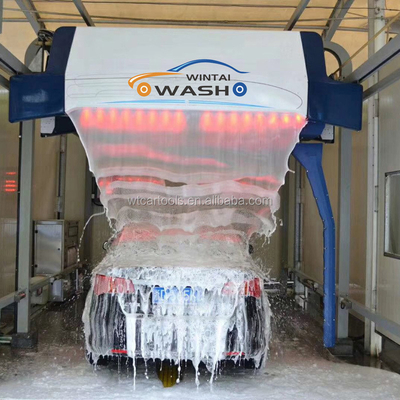 Macchine per il lavaggio delle automobili senza spazzole Macchine per il lavaggio delle automobili senza contatto con 80-120 kg di pressione di scarico e 28 secondi di tempo di risciacquo Robot automatico per il lavaggio delle automobili