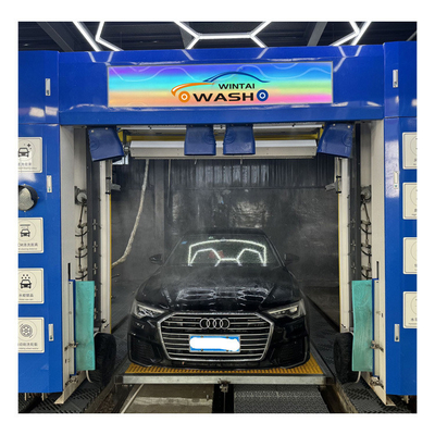 Matel Automatic Rollover Auto Wash Machine con sistema di asciugatura e spazzole a ruote 3500KG