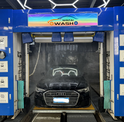 Matel Automatic Rollover Auto Wash Machine con sistema di asciugatura e spazzole a ruote 3500KG
