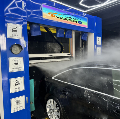 Matel Automatic Rollover Auto Wash Machine con sistema di asciugatura e spazzole a ruote 3500KG