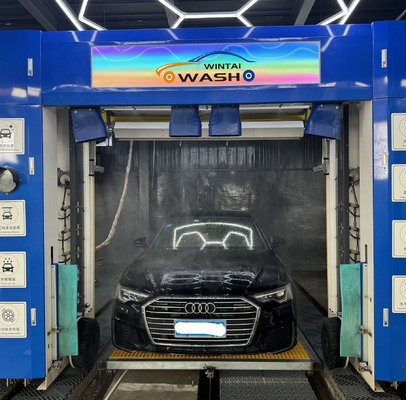 Sistema automatico di lavaggio auto a rovescio Acciaio galvanizzato con sistema di asciugatura