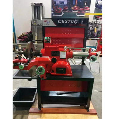 350kg 0,75kw macchina di taglio del tamburo di freno C9370C 3 velocità di mandrino regolabile