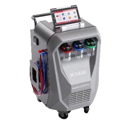 3/8HP Compressore X568 Auto AC Recovery Machine con funzione di scarico e incorporato in stampante