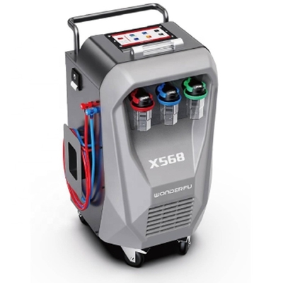 3/8HP Compressore X568 Auto AC Recovery Machine con funzione di scarico e incorporato in stampante