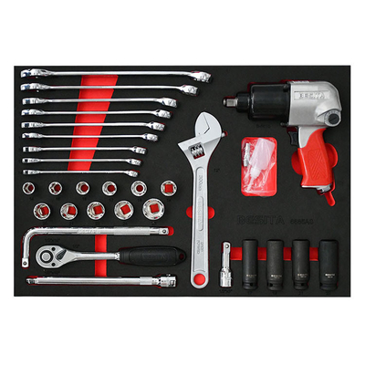 Besita 6685S 66pcs tool set carrello 4 cassetti comodo per la manutenzione pneumatici