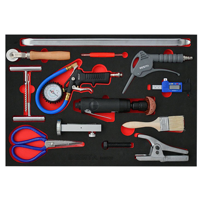 Besita 6685S 66pcs tool set carrello 4 cassetti comodo per la manutenzione pneumatici
