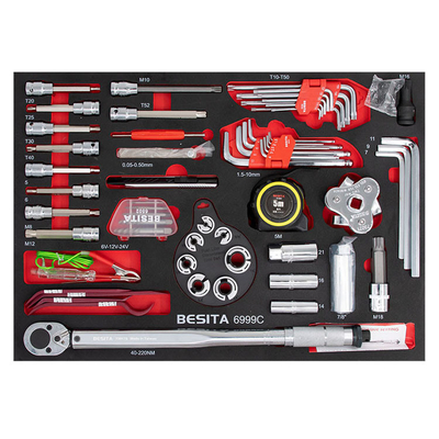 BESITA Grigio 6691 257 pezzi Set utensili meccanici per la riparazione di veicoli fuoristrada