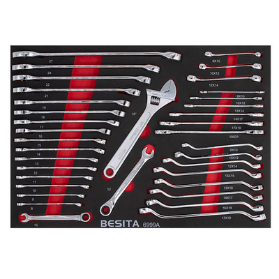 BESITA Grigio 6691 257 pezzi Set utensili meccanici per la riparazione di veicoli fuoristrada