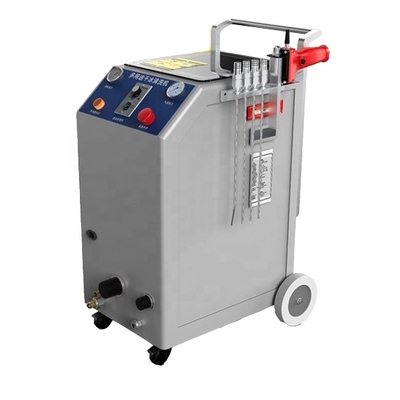 Macchina per lo sciacquaggio del ghiaccio secco grigio Capacità di 1,5 kg/min per la pulizia del carbonio del motore di un'auto