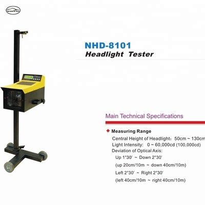 AC220V NHD-8101 macchina di prova dei fari per automobili e motocicli