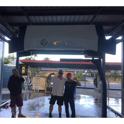 120 bar Lavatrice auto completamente automatica Lavatrici auto 4 asciugatrici d'aria Sistema di riciclaggio dell'acqua da lavaggio 360 Touch Lavatrice auto gratuita Servizio 24 ore Robot automatico di lavaggio auto