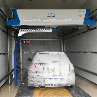 120 bar Lavatrice auto completamente automatica Lavatrici auto 4 asciugatrici d'aria Sistema di riciclaggio dell'acqua da lavaggio 360 Touch Lavatrice auto gratuita Servizio 24 ore Robot automatico di lavaggio auto