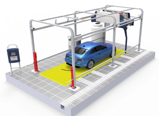 Macchina da lavaggio senza contatto gialla WT-518A tipo gantry con motore da 5 kW