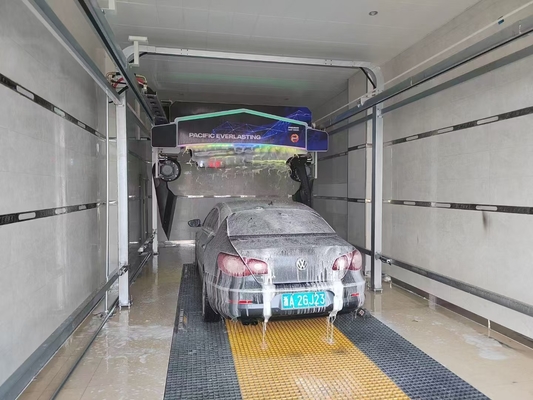 LJ360 Lavatrice auto 380V/50Kw Automatica Touch Free Lavatrice auto senza spazzole Equipaggiamento di lavaggio auto con porta carta di credito Lavatrice auto ad alta pressione Completamente automatica