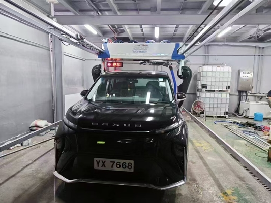LJ360 Lavatrice auto 380V/50Kw Automatica Touch Free Lavatrice auto senza spazzole Equipaggiamento di lavaggio auto con porta carta di credito Lavatrice auto ad alta pressione Completamente automatica