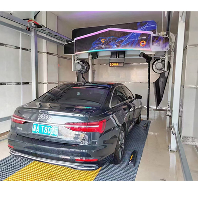 380V/18.5Kw Lavatrice di auto senza contatto 304 acciaio inossidabile Macchinari per lavaggio auto senza spazzole 8000*3800*3400 Robot automatico per il lavaggio di auto 360 Lavatrice di auto