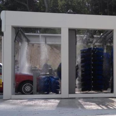 Sette spazzole Macchine per lavaggio auto ad alta pressione Macchine per lavaggio auto Sistema di controllo PLC Sistemi di lavaggio automatici