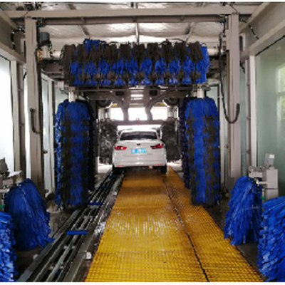Tipologia tunnel Lavatrice automatica con 9 spazzole EVA Spazzole Automatica attrezzature per il lavaggio delle automobili Lavatrice automatica di alta qualità Lavatrice ad alta pressione