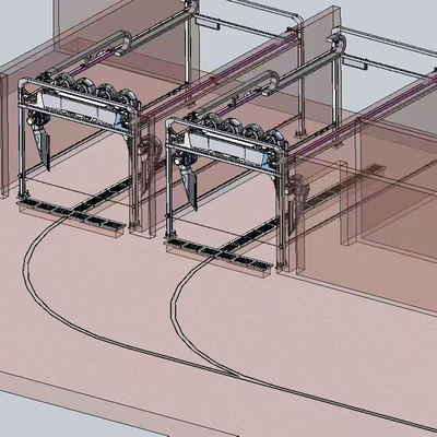 Sistema di autolavaggio a portale in acciaio inossidabile 304, robotizzato e automatico senza contatto