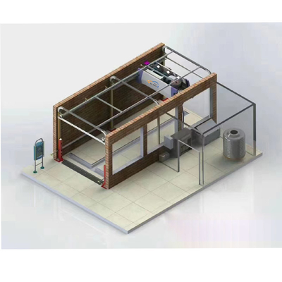 Sistema di autolavaggio a portale in acciaio inossidabile 304, robotizzato e automatico senza contatto