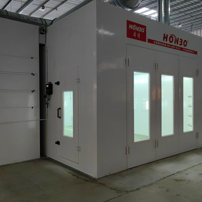 Cabina di verniciatura automatica per auto con controllo dell'inquinamento, approvata CE, con ventilatore di tipo europeo